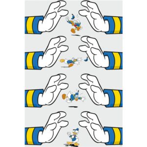 Komar Wandbild Donald Hands 50 x 70 cm