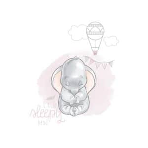 Komar Wandbild Dumbo Sleepy 30 cm x 40 cm