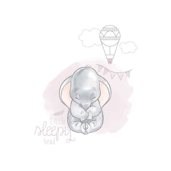 Komar Wandbild Dumbo Sleepy 30 cm x 40 cm