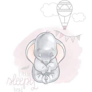 Komar Wandbild Dumbo Sleepy 30 x 40 cm