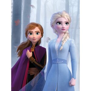 Komar Wandbild Frozen Sisters Wood 30 x 40 cm