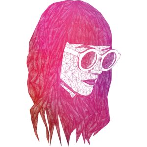 Komar Wandbild Grid Pink 50 x 70 cm