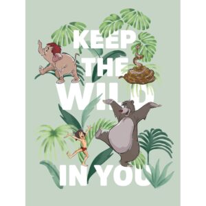 Komar Wandbild Jungle Book Wild 30 x 40 cm