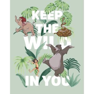 Komar Wandbild Jungle Book Wild 40 x 50 cm