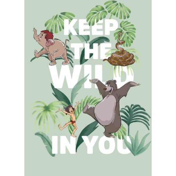 Komar Wandbild Jungle Book Wild 50 x 70 cm