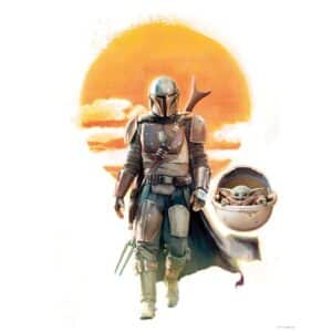 Komar Wandbild Mandalorian The Child Family Trip 40 cm x 50 cm