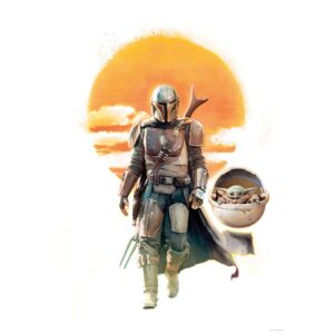 Komar Wandbild Mandalorian The Child Family Trip 50 cm x 70 cm