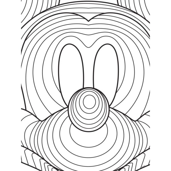Komar Wandbild Mickey Mouse Lines 30 x 40 cm