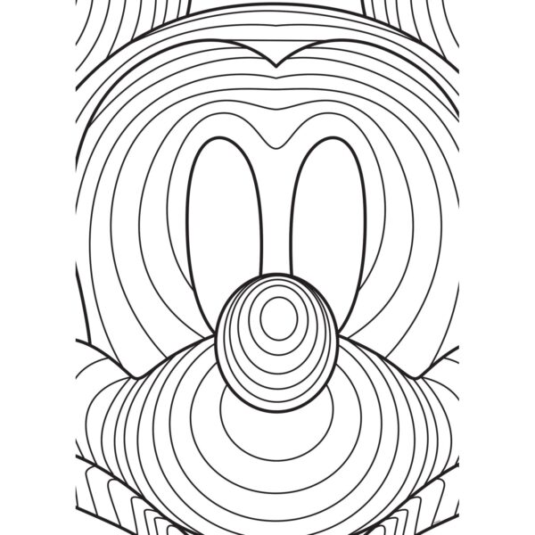 Komar Wandbild Mickey Mouse Lines 50 x 70 cm