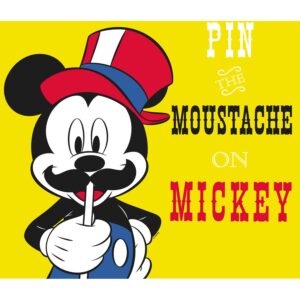Komar Wandbild Mickey Mouse Moustache 30 x 40 cm