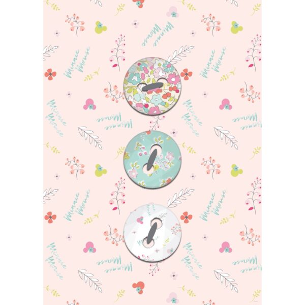 Komar Wandbild Minnie Mouse Buttons 50 x 70 cm