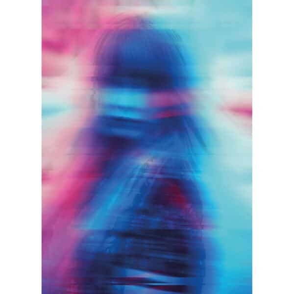 Komar Wandbild Neon Girl 50 x 70 cm