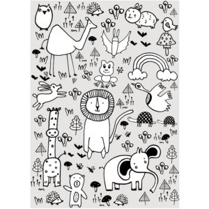 Komar Wandbild Scribble Park 30 x 40 cm