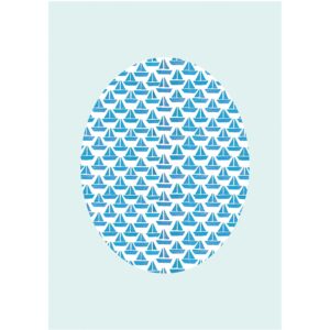 Komar Wandbild Shelly Aqua 30 x 40 cm