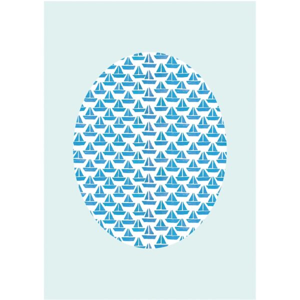 Komar Wandbild Shelly Aqua 30 x 40 cm