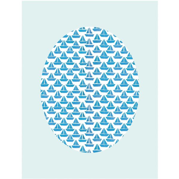 Komar Wandbild Shelly Aqua 40 x 50 cm