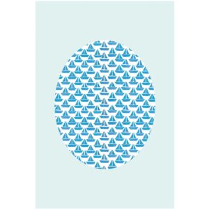 Komar Wandbild Shelly Aqua 50 x 70 cm