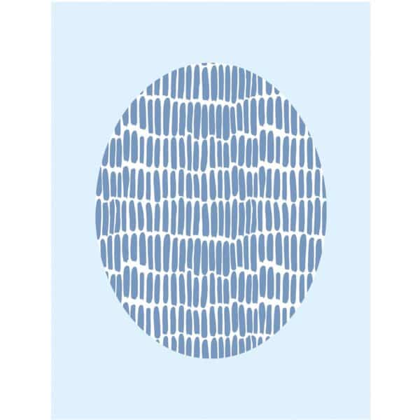 Komar Wandbild Shelly Blue 40 x 50 cm