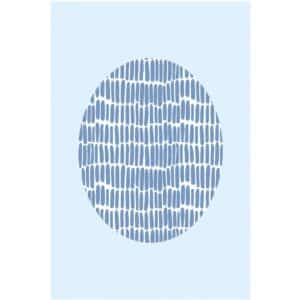 Komar Wandbild Shelly Blue 50 x 70 cm