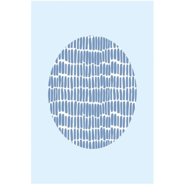 Komar Wandbild Shelly Blue 50 x 70 cm