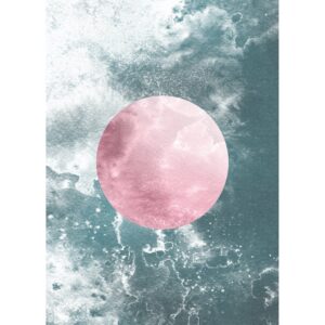 Komar Wandbild Solum Aqua 50 x 70 cm