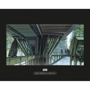 Komar Wandbild Star Wars Dock 50 x 40 cm