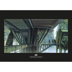 Komar Wandbild Star Wars Dock 70 x 50 cm