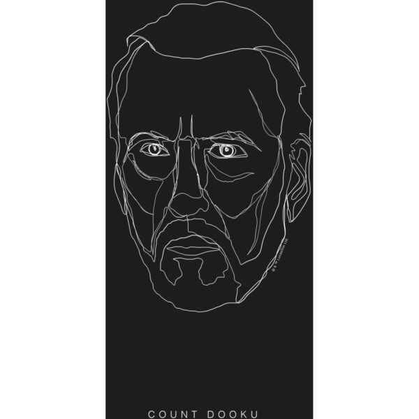 Komar Wandbild Star Wars Dooku 30 x 40 cm