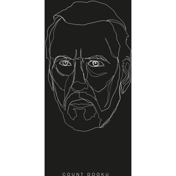 Komar Wandbild Star Wars Dooku 40 x 50 cm