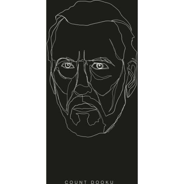 Komar Wandbild Star Wars Dooku 50 x 70 cm