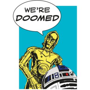 Komar Wandbild Star Wars Droids 30 x 40 cm