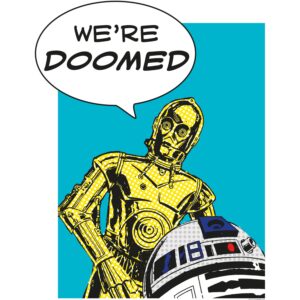 Komar Wandbild Star Wars Droids 40 x 50 cm