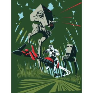 Komar Wandbild Star Wars Endor 50 x 70 cm