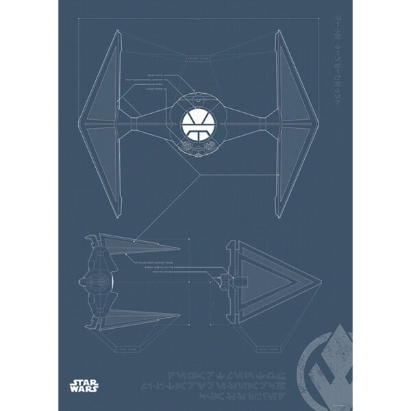 Komar Wandbild Star Wars Fighter 50 x 70 cm