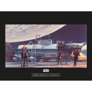 Komar Wandbild Star Wars Hangar 40 x 30 cm