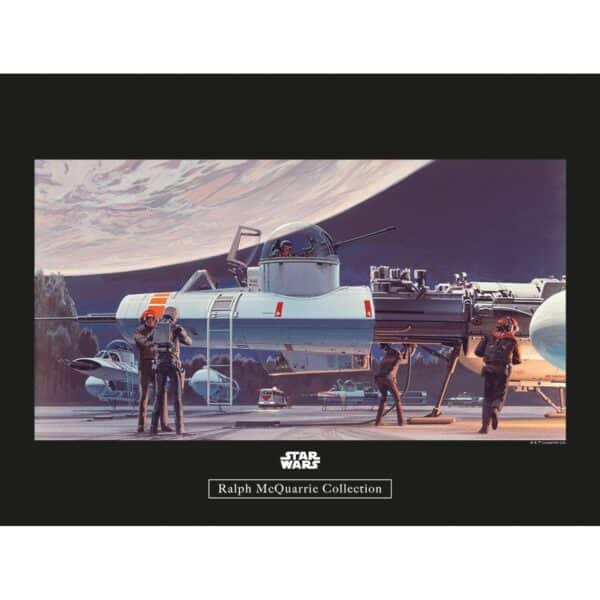 Komar Wandbild Star Wars Hangar 40 x 30 cm