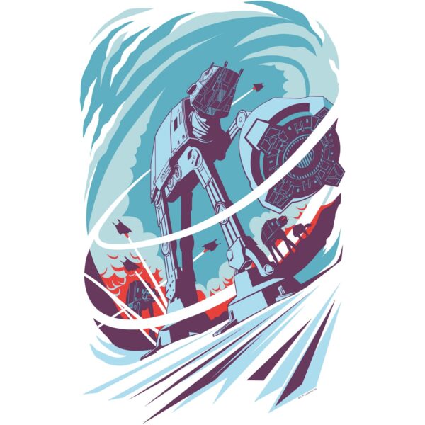 Komar Wandbild Star Wars Hoth 40 x 50 cm