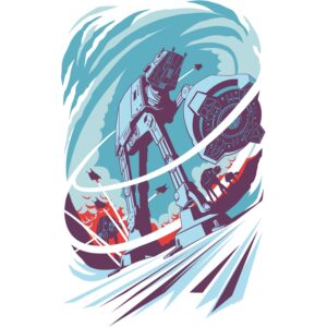 Komar Wandbild Star Wars Hoth 50 x 70 cm