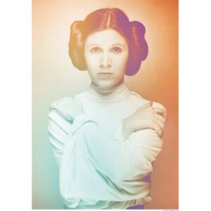Komar Wandbild Star Wars Leia 30 x 40 cm