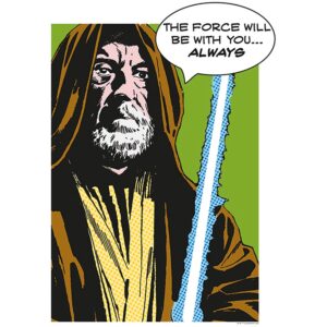 Komar Wandbild Star Wars Obi Wan 30 x 40 cm