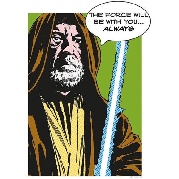 Komar Wandbild Star Wars Obi Wan 30 x 40 cm