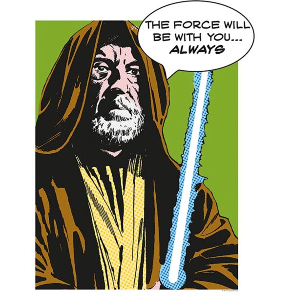 Komar Wandbild Star Wars Obi Wan 40 x 50 cm