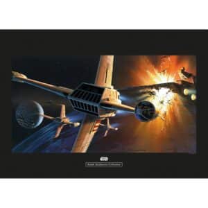 Komar Wandbild Star Wars Orbit War 70 x 50 cm