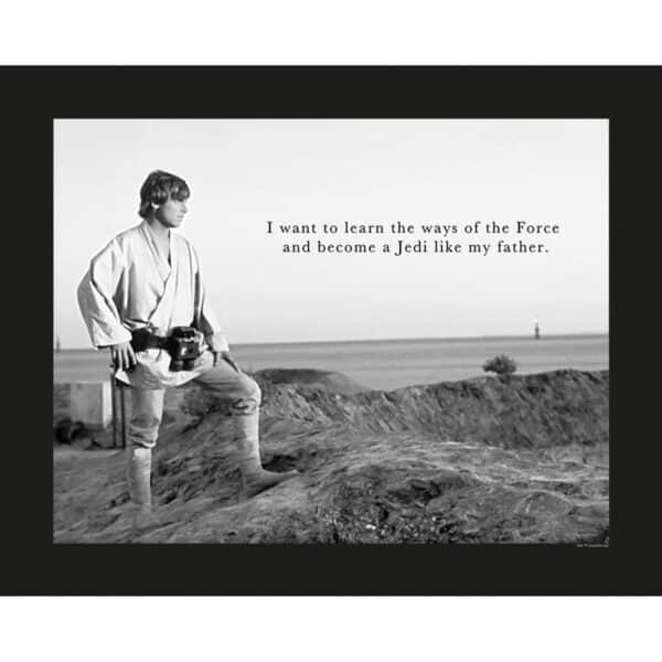 Komar Wandbild Star Wars Quote 50 x 40 cm