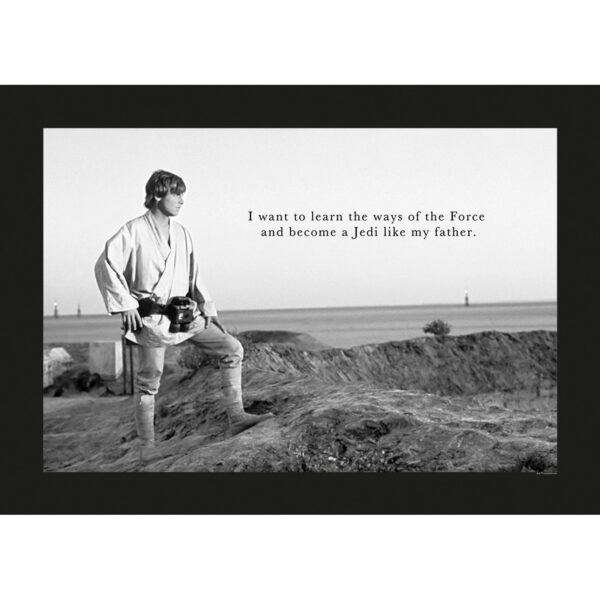 Komar Wandbild Star Wars Quote 70 x 50 cm