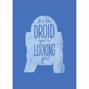 Komar Wandbild Star Wars R2D4 50 x 70 cm gerollt