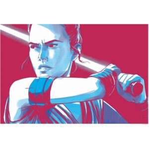 Komar Wandbild Star Wars Rey 70 x 50 cm