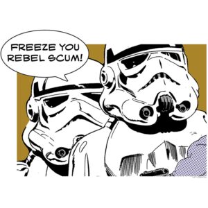 Komar Wandbild Star Wars Stormtroopers 40 x 30 cm