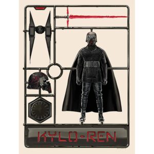 Komar Wandbild Star Wars Toy Kylo 30 x 40 cm