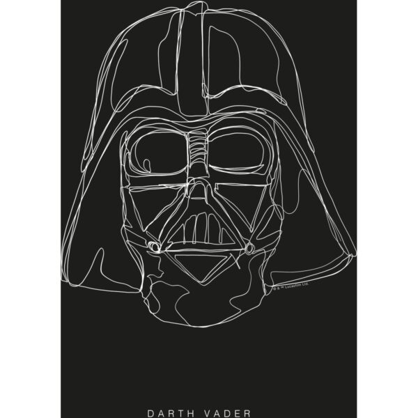 Komar Wandbild Star Wars Vader 30 x 40 cm
